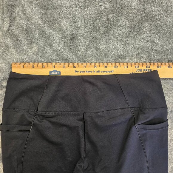 mountain hardwear Womens Medium mountain Stretch Capri leggings black 1961041 - Picture 10 of 12